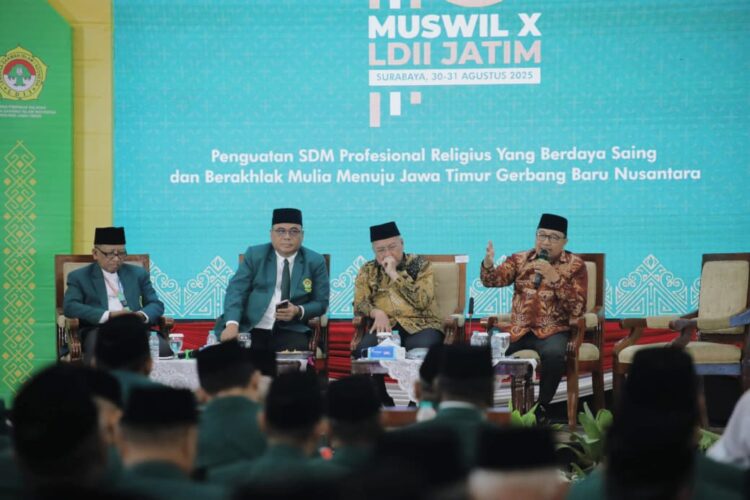 Hari pertama Muswil X LDII Jatim diisi kegiatan Dialog Kebangsaan dengan menghadirkan para tokoh lintas ormas keagamaan Sabtu 308 Dok LINES | LDII JAWA TIMUR Hari pertama Muswil X LDII Jatim diisi kegiatan Dialog Kebangsaan dengan menghadirkan para tokoh lintas ormas keagamaan Sabtu 308 Dok LINES