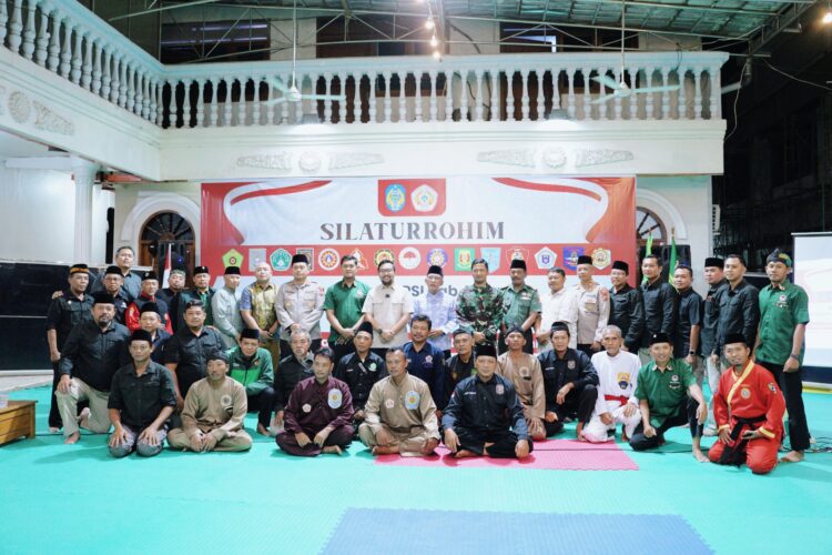 Kegiatan silaturahim dihadiri para ketua perguruan pencak silat se Kabupaten Nganjuk serta unsur Forkopimda dan Forkopimcam Dok LINES
