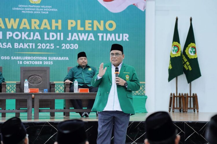 Moch Amrodji Konawi menegaskan kehadiran Pokja merupakan langkah untuk membangun infrastruktur sosial yang menjadi pondasi utama dalam mencapai tujuan besar LDII Dok LINES
