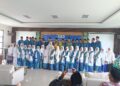 Dua kader wanita LDII resmi bergabung dalam kepengurusan Pimpinan Daerah (PD) Badan Kontak Majelis Taklim (BKMT) Kabupaten Bangkalan untuk masa bakti 2025–2030. Dok: LINES.