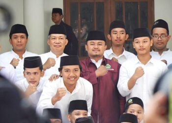 Santri LDII Kota kediri usai menghadiri upacara peringatan Hari Santri nasional (HSN) 2025. Dok: LINES.