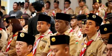 Sako Sekawan Persada Nusantara SPN LDII Kota Kediri menegaskan komitmennya untuk memperkuat kolaborasi dengan Gerakan Pramuka dan Pemkot Kediri dalam pembentukan karakter generasi muda Kamis 2011 Dok LINES