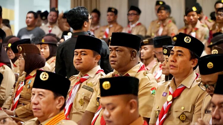 Sako Sekawan Persada Nusantara (SPN) LDII Kota Kediri menegaskan komitmennya untuk memperkuat kolaborasi dengan Gerakan Pramuka dan Pemkot Kediri dalam pembentukan karakter generasi muda, Kamis (20/11). Dok: LINES.