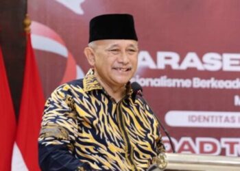 Ketua Umum DPP LDII, KH Chriswanto Santoso saat pembukaan Sarasehan Kebangsaan LDII "Road to Munas X. Dok: LINES.