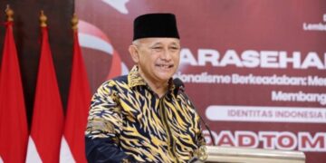 Ketua Umum DPP LDII KH Chriswanto Santoso saat pembukaan Sarasehan Kebangsaan LDII Road to Munas X Dok LINES