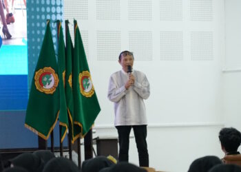 Kepala Bidang Kepemudaan Disbudparpora Kota Kediri, Aries Ahmad Chudori mendorong Pemuda LDII agar berperan aktif sebagai motor perubahan di lingkungannya. Dok: LINES.