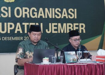 DPD LDII Kabupaten Jember menggelar konsolidasi organisasi untuk meningkatkan penerapan delapan klaster program pengabdian LDII untuk Bangsa, Kamis (25/12). Foto: Dok. LINES Jember