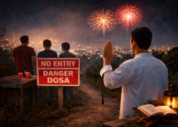 Refleksi tahun baru dalam Islam. Foto ilustrasi: AI Generated.