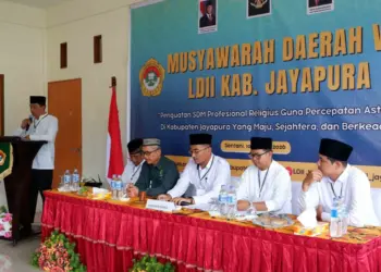 (LDII) Kabupaten Jayapura menggelar Musyawarah Daerah (Musda) VII di Aula Baitul A’la Sentani, Sabtu (10/01). Foto: Dok. LINES Jayapura