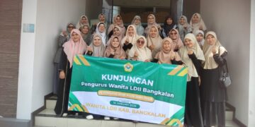 Wanita LDII Bangkalan melakukan kunjungan audiensi dan studi tiru ke kantor DPW LDII Jawa Timur pada Jumat 161 Foto Dok LINES Bangkalan