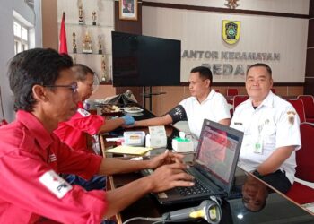 PMI Kecamatan Pedan Kabupaten Klaten menggelar donor darah pada Rabu 141 di Aula Kecamatan Pedan Foto Dok LINES Klaten