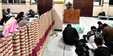 Remaja PAC LDII Tanah Kali Kedinding melaksanakan Pengajian Akhir Tahun pada 31 Desember 2025 hingga 1 Januari 2026 di Masjid Al Faried Kedinding Surabaya Foto Dok LINES Surabaya