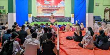 PC LDII Kecamatan Mojoroto menggelar Pengajian Akhir Tahun 2025 bertajuk PERAHU SENJA Pengajian Akhir Tahun Semangat Mencari Surga rabu 3112 Foto Dok LINES Kediri