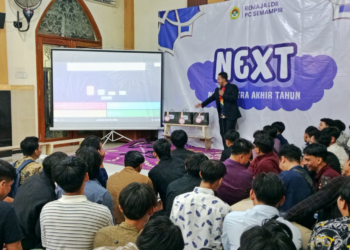 Remaja LDII PC Semampir menggelar Pengajian Akhir Tahun bertajuk NEXT sebagai upaya pembinaan dan penguatan karakter generasi muda, pada 31 Desember 2025 hingga 1 Januari 2026, di Masjid At-Taqwa, Kelurahan Wonokusumo. Foto: Dok. LINES Surabaya
