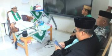 Cendekiawan NU Ahmad Ali bertemu Pimpinan Wilayah Muhammadiyah Sulawesi Barat di Mamuju Kamis 2912026 dalam rangka riset peran dakwah LDII Foto Dok LINES