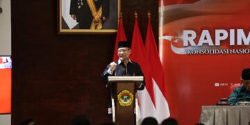 Dewan Penasihat DPP Lembaga Dakwah Islam Indonesia LDII Edy Suparto mengingatkan perjalanan LDII yang memasuki usia 54 tahun menjadi bukti konsistensi organisasi dalam berkiprah untuk umat dan negara Dok LINES