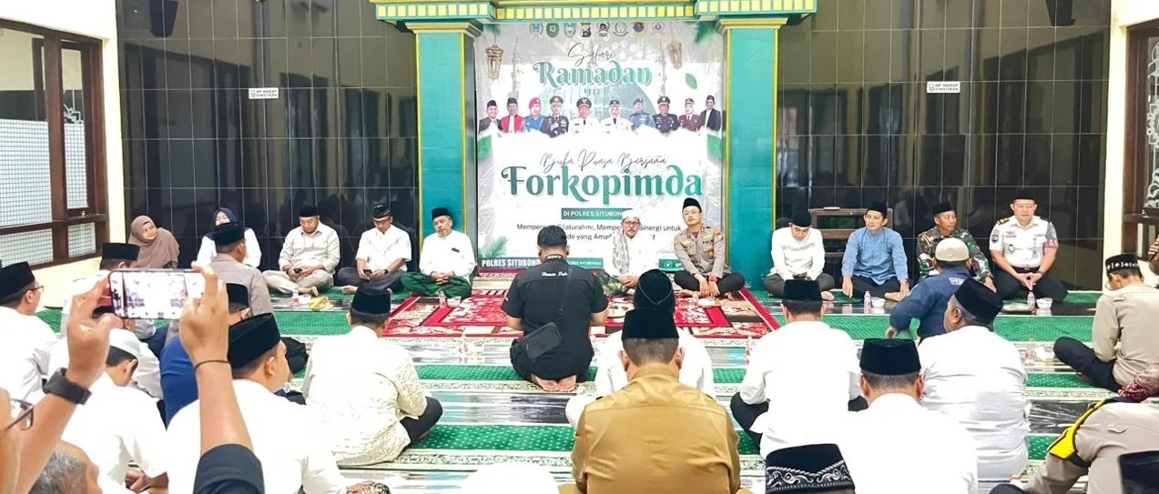 Safari Ramadan 1447 H di Mapolres Situbondo bersama Forkopimda dan tokoh agama guna menjaga kondusivitas Ramadan