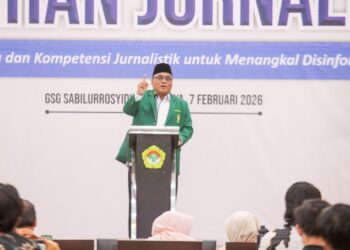 Ketua DPW LDII Jawa Timur Amrodji berpesan agar peserta diklat menjadi jurnalis yang baik yang menekankan pada penyampaian informasi yang faktual dan apa adanya Dok LINES