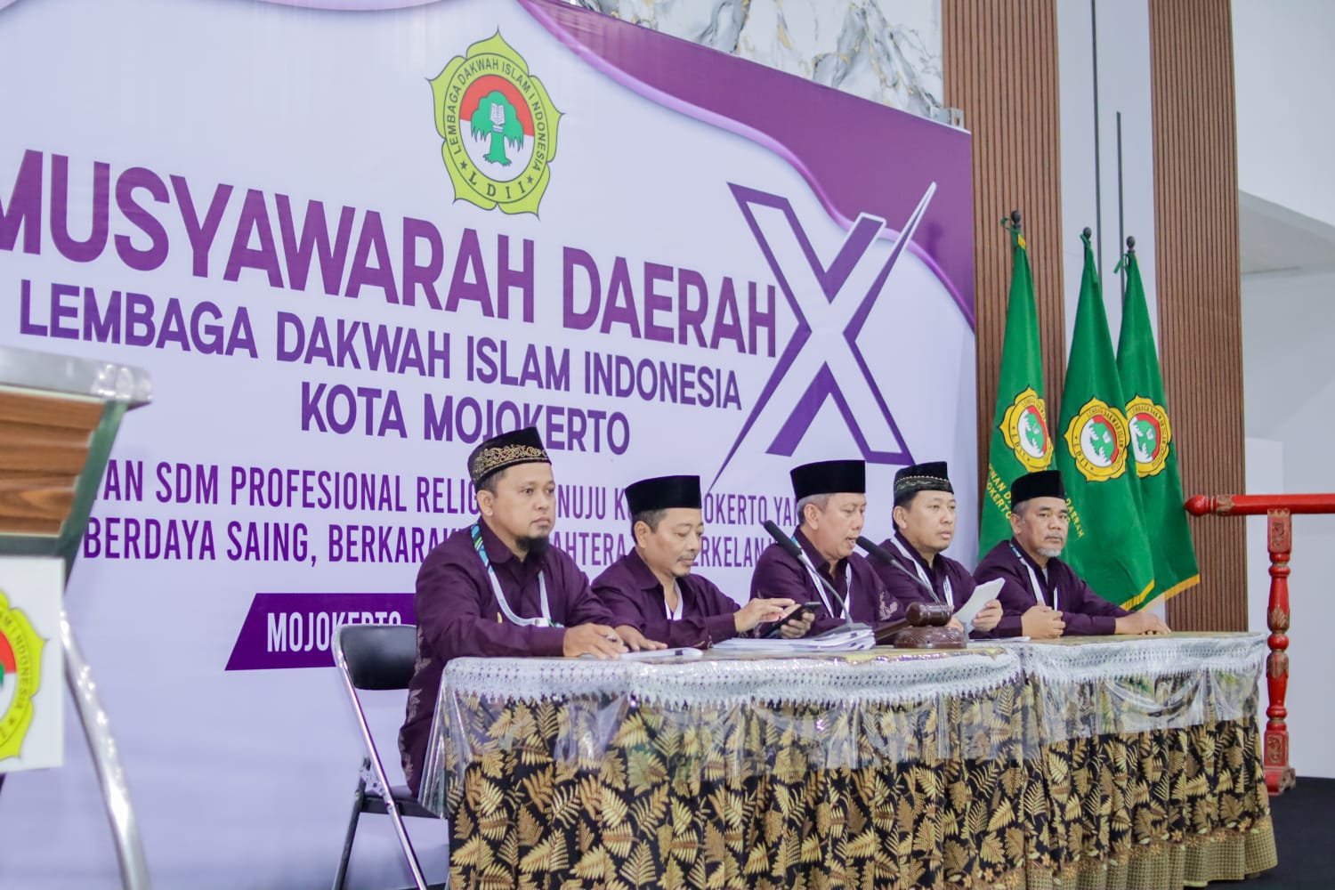 DPD LDII Kota Mojokerto menghelat Musda ke 10 di Gedung Serbaguna Budi Utomo kompleks Masjid Al Hikmah Jalan Raya Surodinawan Minggu 120 Dok LINES Jatim