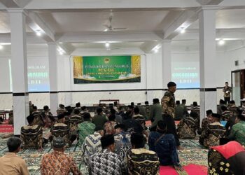 Sebanyak 19 Pimpinan Cabang (PC) dan 76 Pimpinan Anak Cabang (PAC) LDII Kabupaten Jombang masa bakti 2026–2031 resmi dikukuhkan, Senin (16/2). Dok: LINES Jombang.