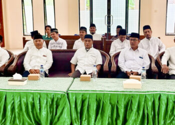 ldiinganjukikutirapimnas2026 | LDII JAWA TIMUR Jajaran pengurus DPD LDII Kabupaten Nganjuk mengikuti Rapat Pimpinan Nasional Rapimnas LDII 2026 secara daring Senin 162 Foto Dok LINES Nganjuk