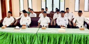 ldiinganjukikutirapimnas2026 | LDII JAWA TIMUR Jajaran pengurus DPD LDII Kabupaten Nganjuk mengikuti Rapat Pimpinan Nasional Rapimnas LDII 2026 secara daring Senin 162 Foto Dok LINES Nganjuk