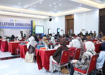 Lebih dari 150 peserta mengikuti Pelatihan Jurnalistik yang digelar LDII bersama Kominfo Jatim, Sabtu (7/2). Dok LINES