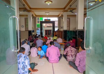 PC LDII Kecamatan Mojoagung menggelar Silaturahim Akbar Awal Tahun 2026 di Masjid Nurul Huda, Desa Kademangan, Minggu (4/1). Dok: LINES.