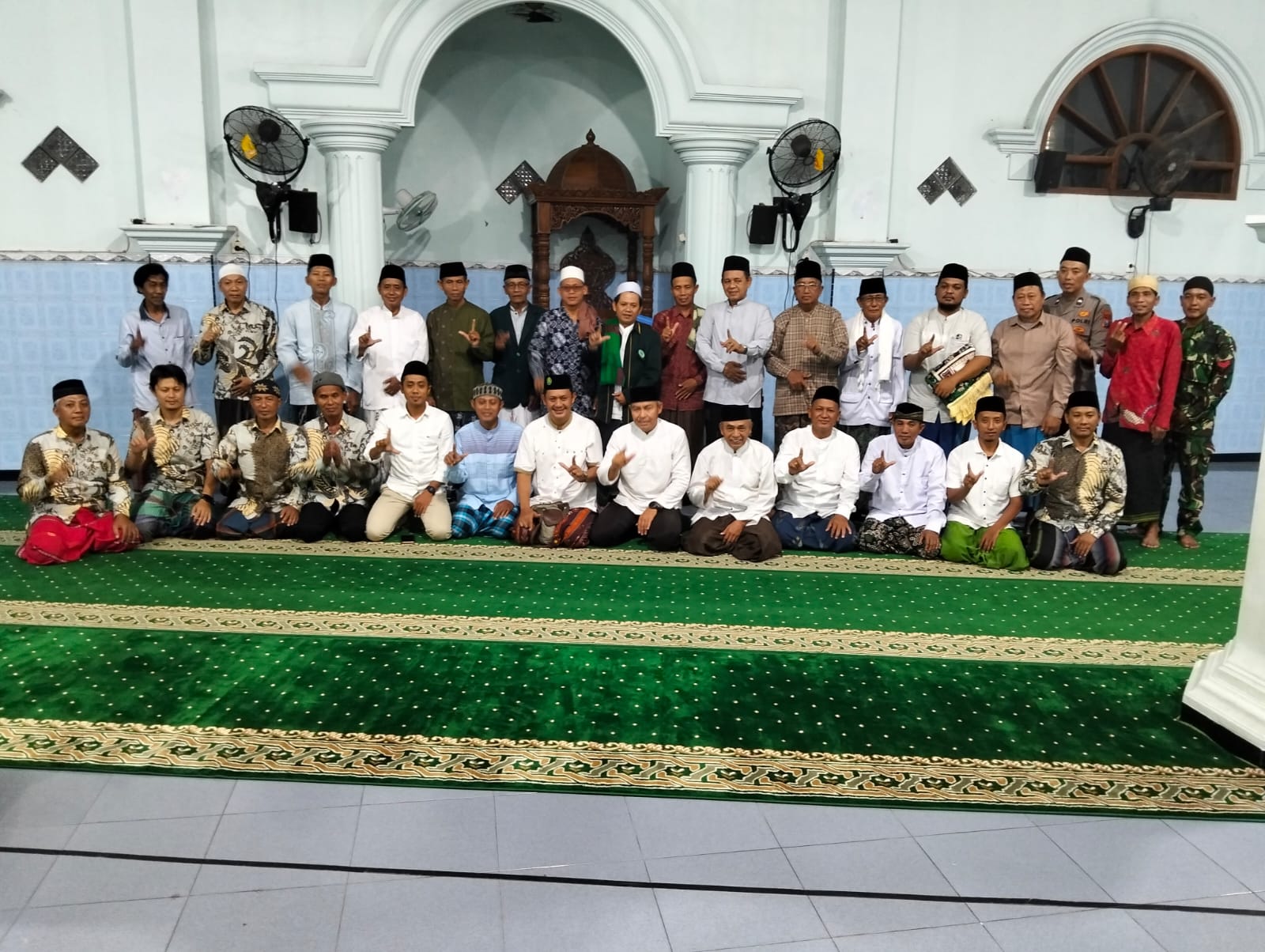 Pengurus MUI Muspika dan tokoh agama mengikuti Safari Ramadan 1447 H di Masjid An Namiroh LDII Sukodadi