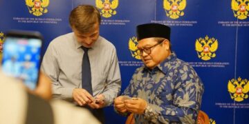 Sekretaris DPP LDII Dody T Wijaya menghadiri undangan acara buka puasa bersama yang digelar Kedutaan Besar Federasi Rusia Foto LINES