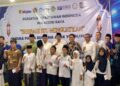 Santunan yatim dan buka puasa bersama PWI Kediri Raya. Foto: LINES Kediri