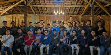 Pemuda LDII Kabupaten Sidoarjo mengadakan konsolidasi organisasi sekaligus buka puasa bersama di Limasan Kopi Candi Sidoarjo Minggu 13 Dok LINES Sidoarjo