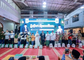Bupati Nganjuk bersama jajaran Forkopimda saat Safari Ramadan di Ponpes Al Ubaidah Kertosono. foto: PID Al Ubaidah