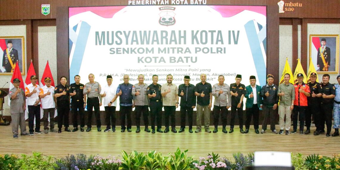 DPD LDII Kota Batu menghadiri kegiatan Muskot IV Senkom Mitra Polri Kota Batu sendiri digelar di Graha Pancasila Among Tani Sabtu 254 Dok LINES Batu
