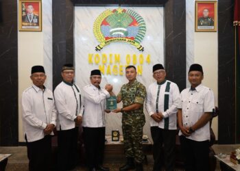 Pengurus DPD LDII Magetan bersama Dandim 0804, Letkol Inf. Omi Girindra Sasmito. Foto: LINES Magetan