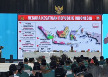 Kasubdit 3 Direktorat Sosial Budaya Baintelkam Polri Kombes Pol Agus Andrianto saat menghadiri Munas X LDII 2026 di Jakarta Foto LINES