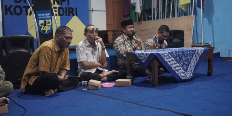 halalbihalalknpikotakediri | LDII JAWA TIMUR Sekretaris DPD LDII Kota Kediri Asyhari Eko Prayitno saat menghadiri Halalbihalal KNPI Foto LINES Kediri