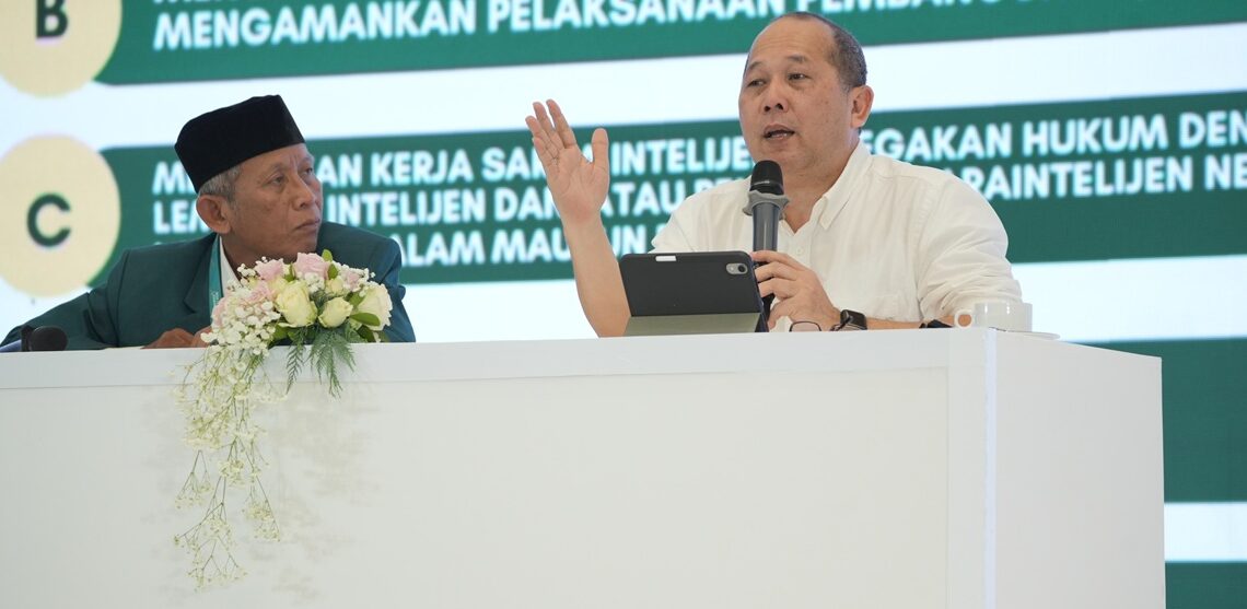 Direktorat II Jaksa Agung Muda Bidang Intelijen Kejaksaan Agung RI Yulius Sigit Kristanto kanan Foto LINES