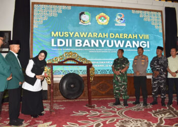 Bupati Ipuk Fiestiandani membuka Musda VIII LDII Banyuwangi Foto Pendim 0825Banyuwangi