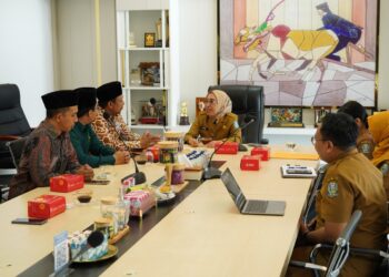 DPW LDII Jawa Timur berkoordinasi dengan Dinas Peternakan Provinsi Jawa Timur Foto LINES Jatim