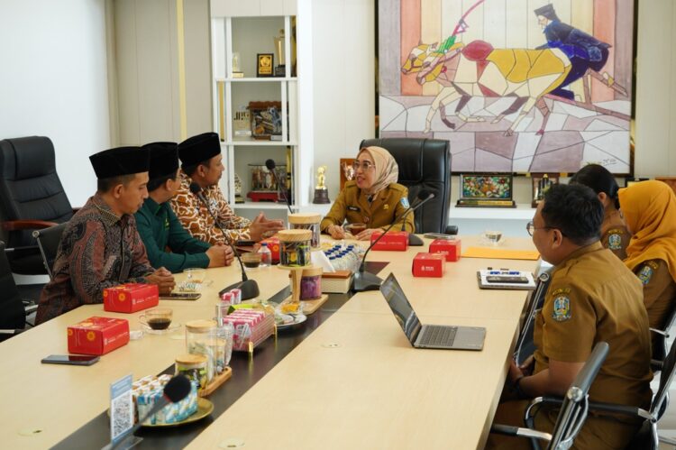 DPW LDII Jawa Timur berkoordinasi dengan Dinas Peternakan Provinsi Jawa Timur Foto LINES Jatim