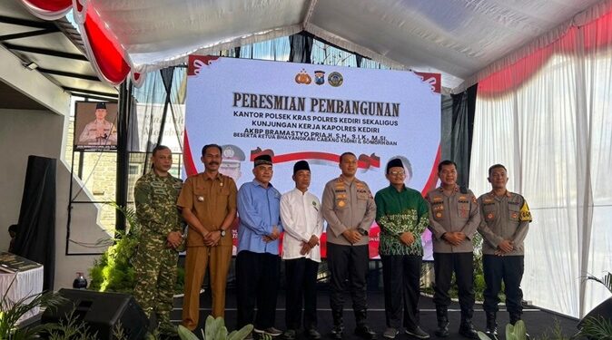 Peresmian Mako Polsek Kras Kediri Foto LINES Kediri