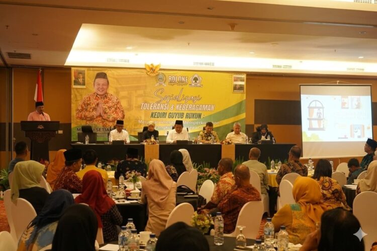 Sosialisasi Toleransi dan Keberagaman oleh DPRD Jawa Timur di Kota Kediri Foto LINES Kediri