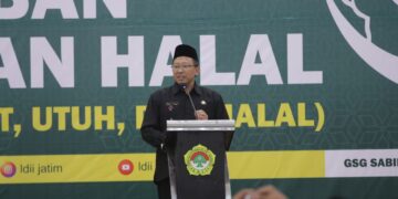 Ketua BPJPH Jawa Timur M Fauzi mengingatkan pelaksanaan kurban tidak hanya harus halal secara syariat tetapi juga memperhatikan perlakuan hewan sejak pengangkutan hingga proses penyembelihan Dok LINES Jatim