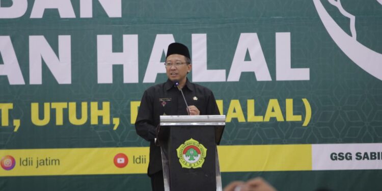 bpjph 2 | LDII JAWA TIMUR Ketua BPJPH Jawa Timur M Fauzi mengingatkan pelaksanaan kurban tidak hanya harus halal secara syariat tetapi juga memperhatikan perlakuan hewan sejak pengangkutan hingga proses penyembelihan Dok LINES Jatim