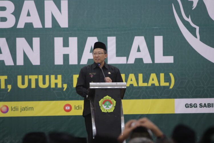 Ketua BPJPH Jawa Timur M Fauzi mengingatkan pelaksanaan kurban tidak hanya harus halal secara syariat tetapi juga memperhatikan perlakuan hewan sejak pengangkutan hingga proses penyembelihan Dok LINES Jatim