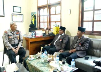 Dai Kamtibmas Polda Jatim saat silaturahim ke Polres Kediri Kota Foto LINES Kediri