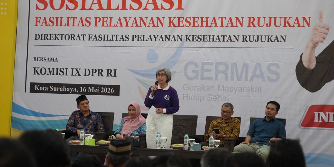 Anggota Komisi IX DPR RI Indah Kurnia menggandeng Lembaga Dakwah Islam Indonesia Surabaya untuk menyosialisasikan Gerakan Masyarakat Hidup Sehat Germas Foto LINES Surabaya