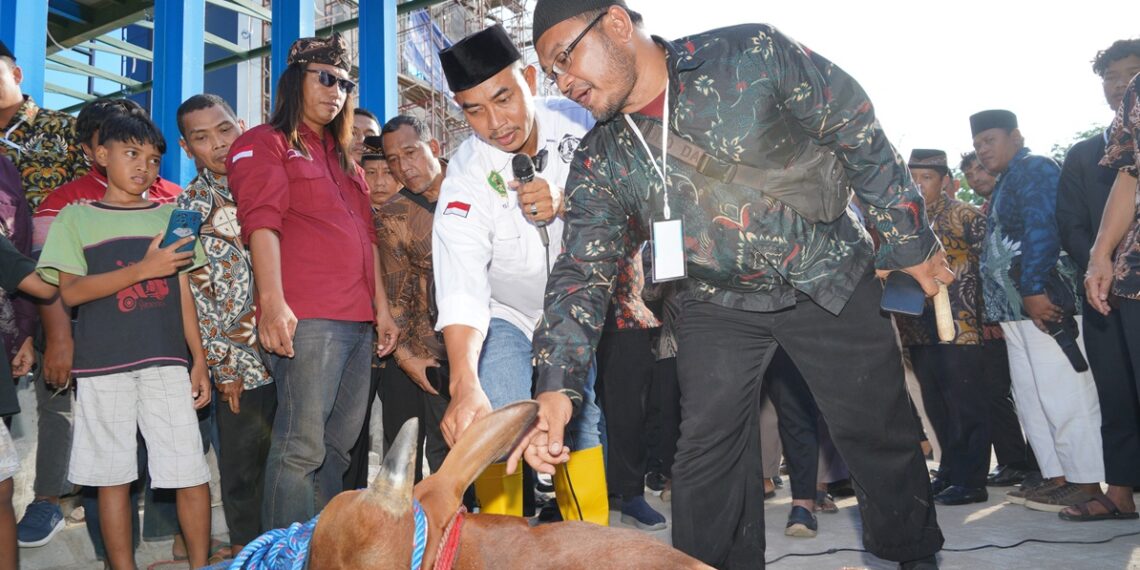 Juru Sembelih Halal Juleha bersama DPW LDII Jawa Timur memberikan sosialisasi kurban sehat dan halal Foto LINES Jatim