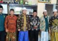 Ketua DPD LDII Pasuruan Andik Dwi Susanto bersama jajaran saat audiensi dengan Majelis Ulama Indonesia Kabupaten Pasuruan Foto LINES Pasuruan